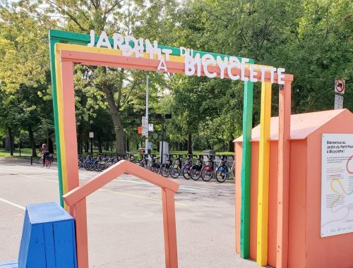 Parcours de vélo pour enfants