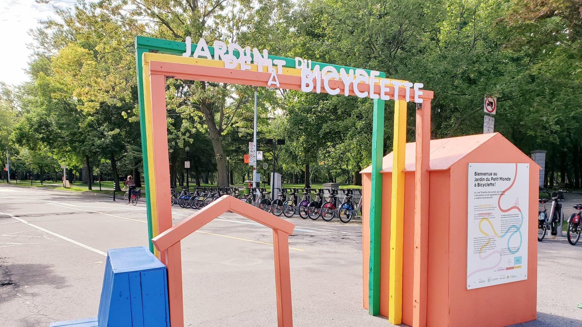 Parcours de vélo pour enfants